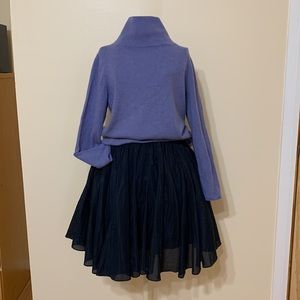 Vtg 💙Silk Cotton Flowy skirt